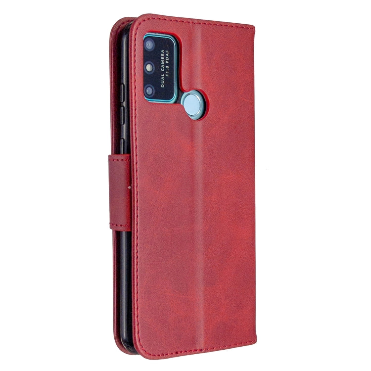 For Huawei Honor 9A Retro Lambskin Texture Pure Color Horizontal Flip PU Leather Case with Holder & Card Slots & Wallet & Lanyard
