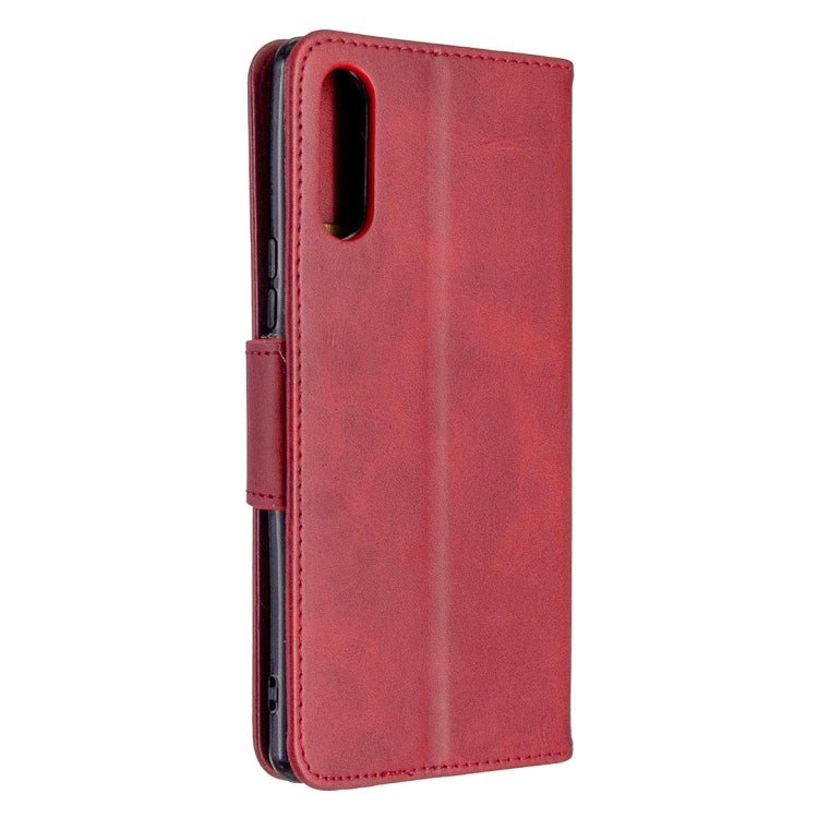 For Sony Xperia L4 Retro Lambskin Texture Pure Color Horizontal Flip PU Leather Case with Holder & Card Slots & Wallet & Lanyard