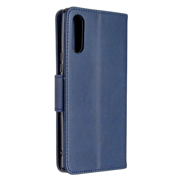 For Sony Xperia L4 Retro Lambskin Texture Pure Color Horizontal Flip PU Leather Case with Holder & Card Slots & Wallet & Lanyard