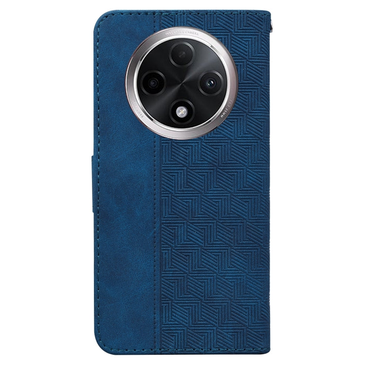 For OPPO A3 Pro 5G Geometric Embossed Leather Phone Case