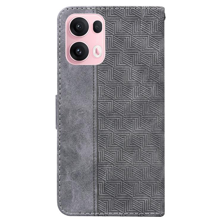 For OPPO Reno13 Pro Global Geometric Embossed Leather Phone Case