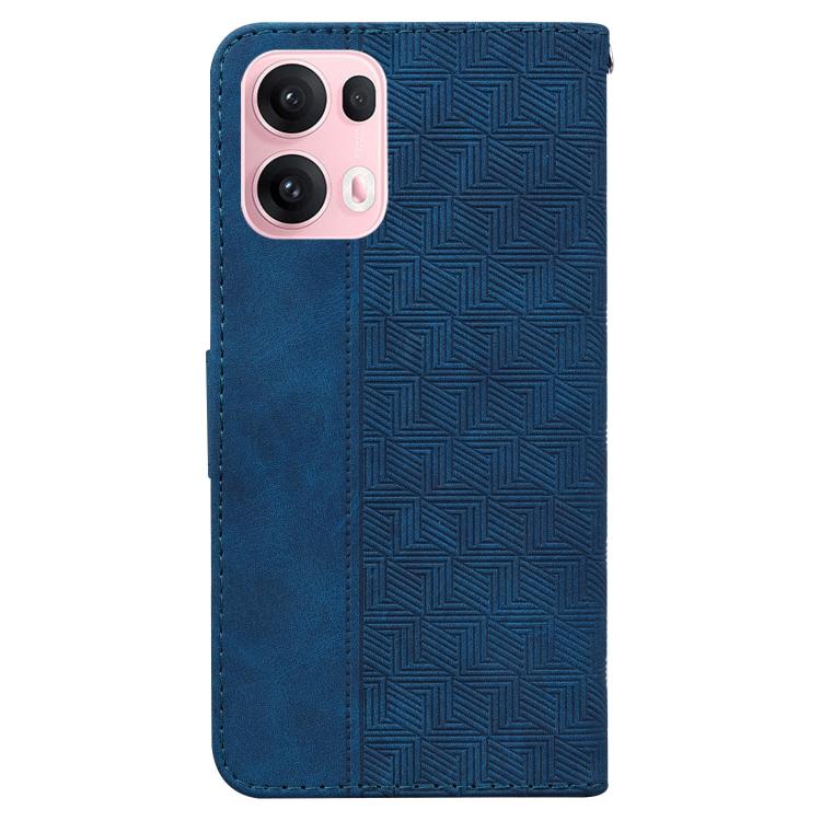 For OPPO Reno13 Pro Global Geometric Embossed Leather Phone Case