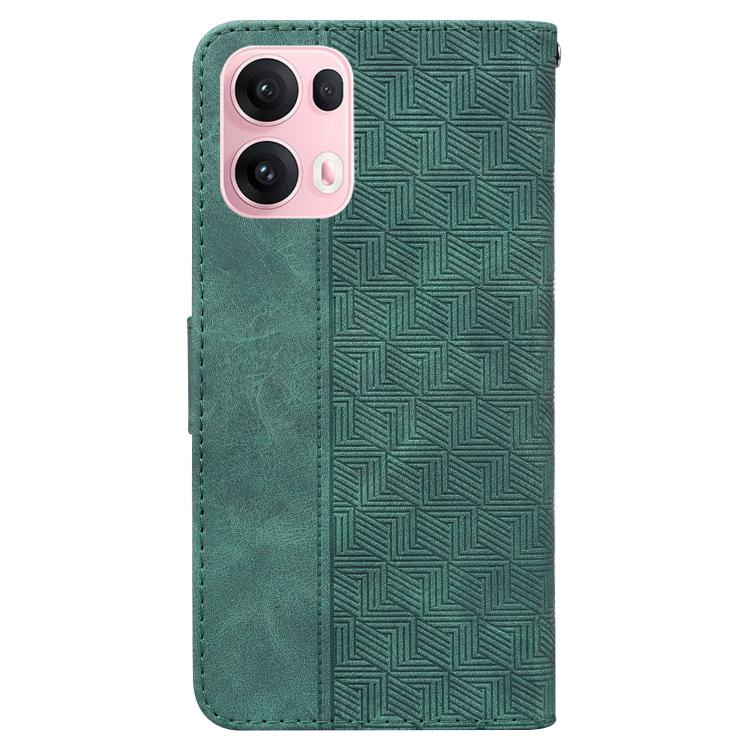 For OPPO Reno13 Pro Global Geometric Embossed Leather Phone Case