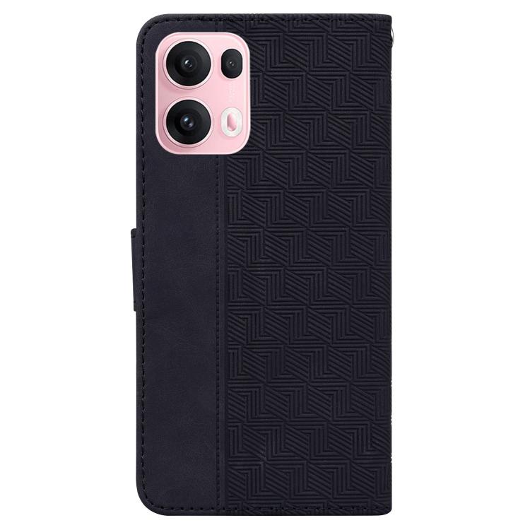 For OPPO Reno13 Pro Global Geometric Embossed Leather Phone Case