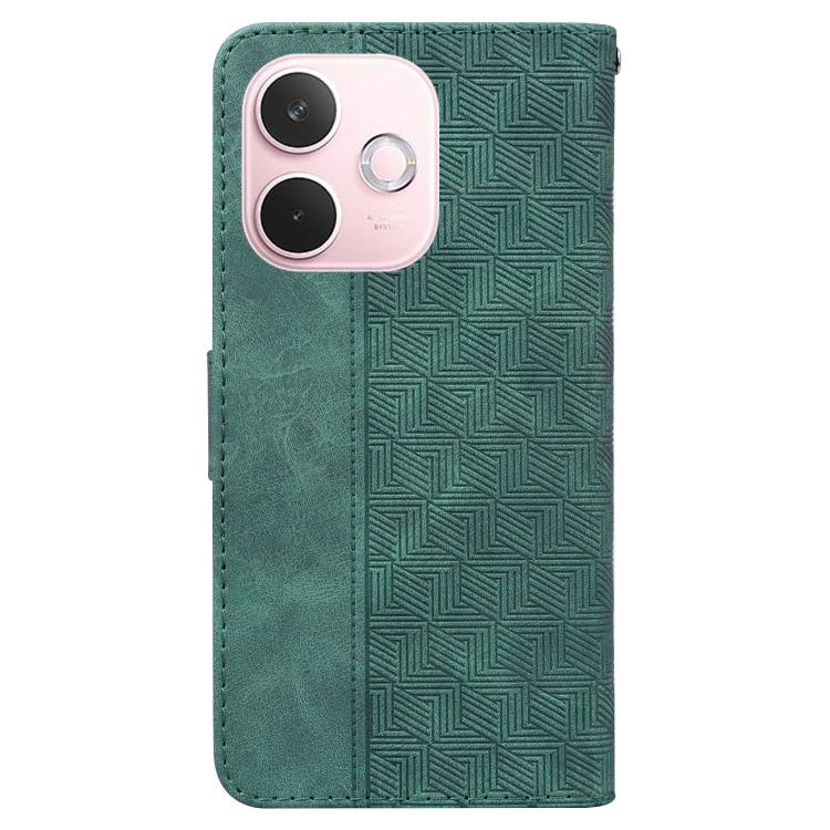 For OPPO A5 Pro 5G Geometric Embossed Leather Phone Case
