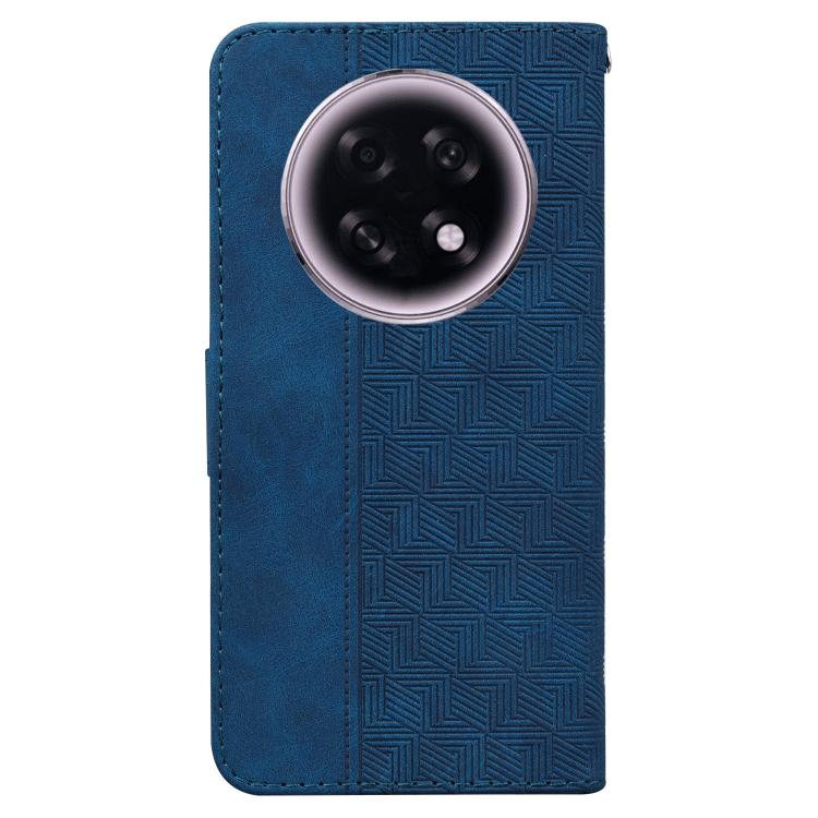 For OPPO A6 GT 5G Geometric Embossed Leather Phone Case