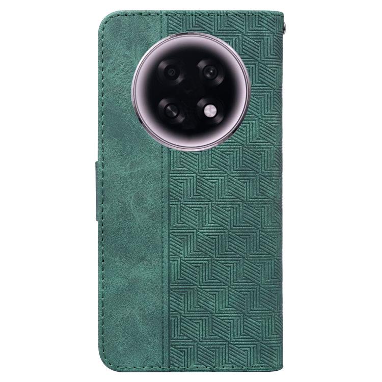 For OPPO A6 GT 5G Geometric Embossed Leather Phone Case
