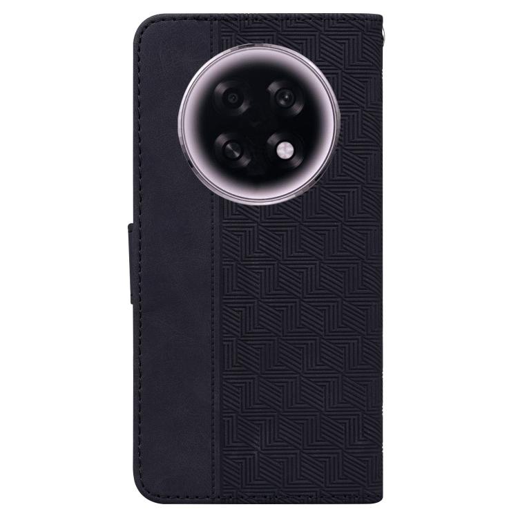 For OPPO A6 GT 5G Geometric Embossed Leather Phone Case