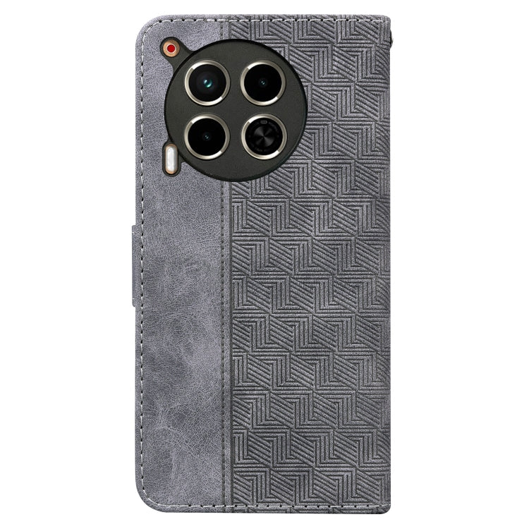For Tecno Camon 30 4G / 30 5G CL6 CL7 Geometric Embossed Leather Phone Case