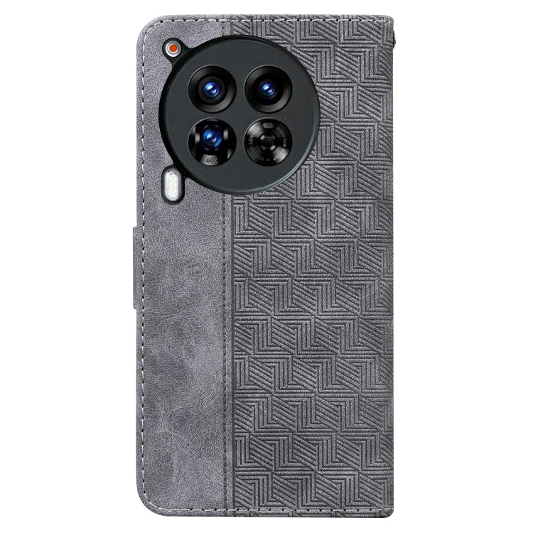 For Tecno Camon 30 Premier 5G Geometric Embossed Leather Phone Case