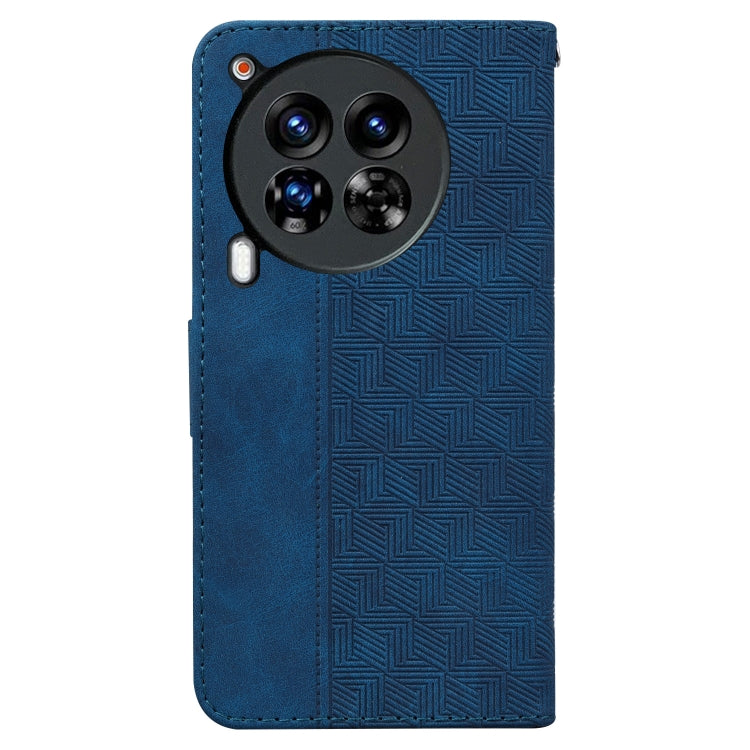 For Tecno Camon 30 Premier 5G Geometric Embossed Leather Phone Case