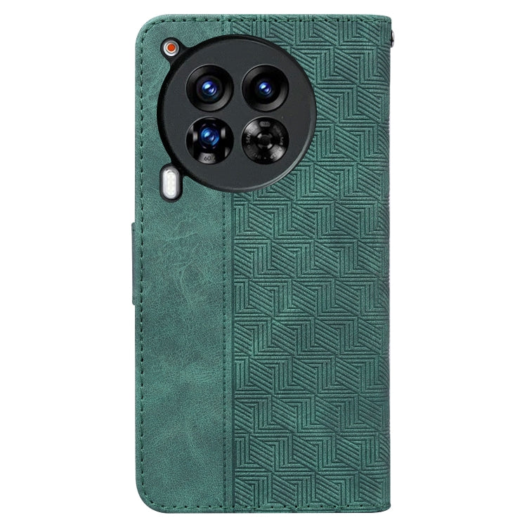 For Tecno Camon 30 Premier 5G Geometric Embossed Leather Phone Case