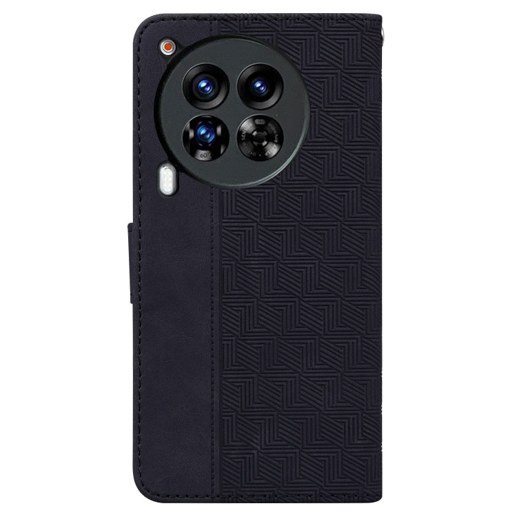 For Tecno Camon 30 Premier 5G Geometric Embossed Leather Phone Case