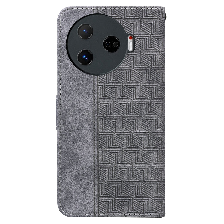 For Tecno Camon 30 Pro CL8 Geometric Embossed Leather Phone Case