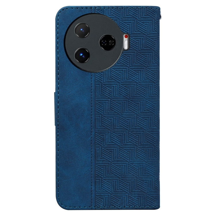 For Tecno Camon 30 Pro CL8 Geometric Embossed Leather Phone Case