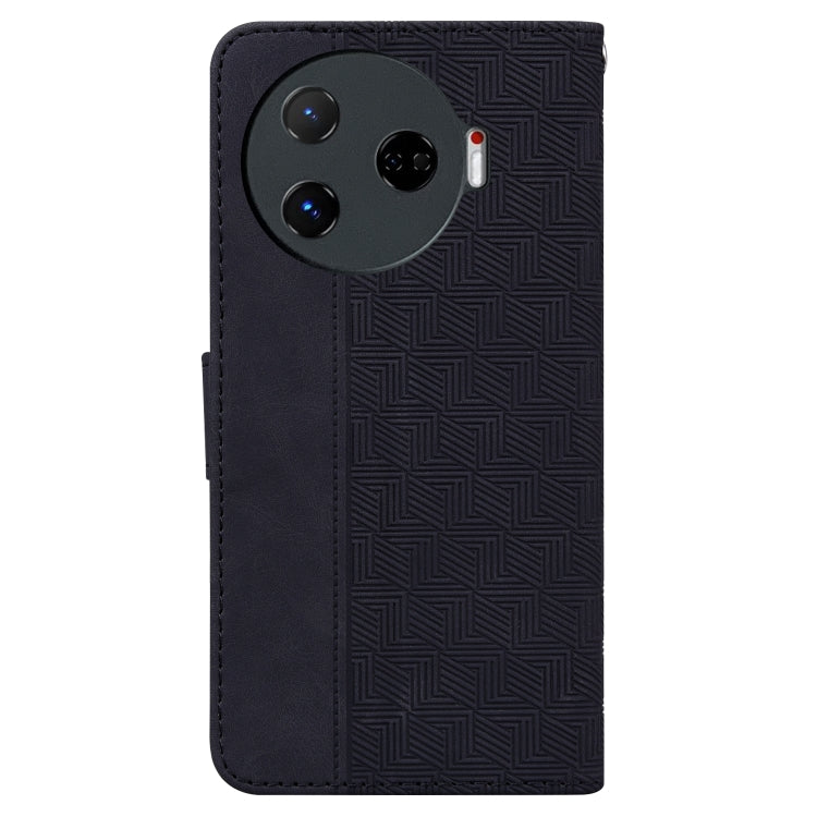 For Tecno Camon 30 Pro CL8 Geometric Embossed Leather Phone Case