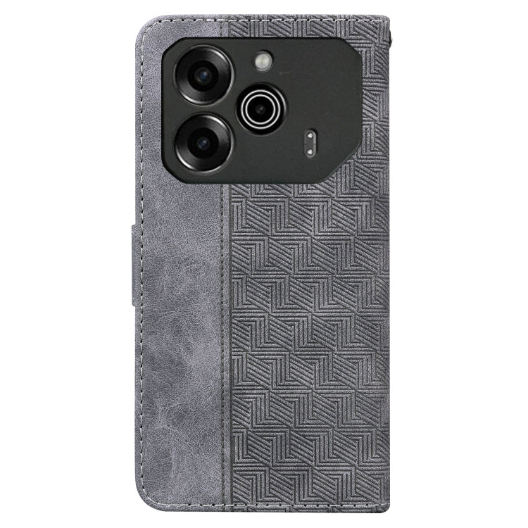For Tecno Pova 6 Pro / Pova 6 Geometric Embossed Leather Phone Case