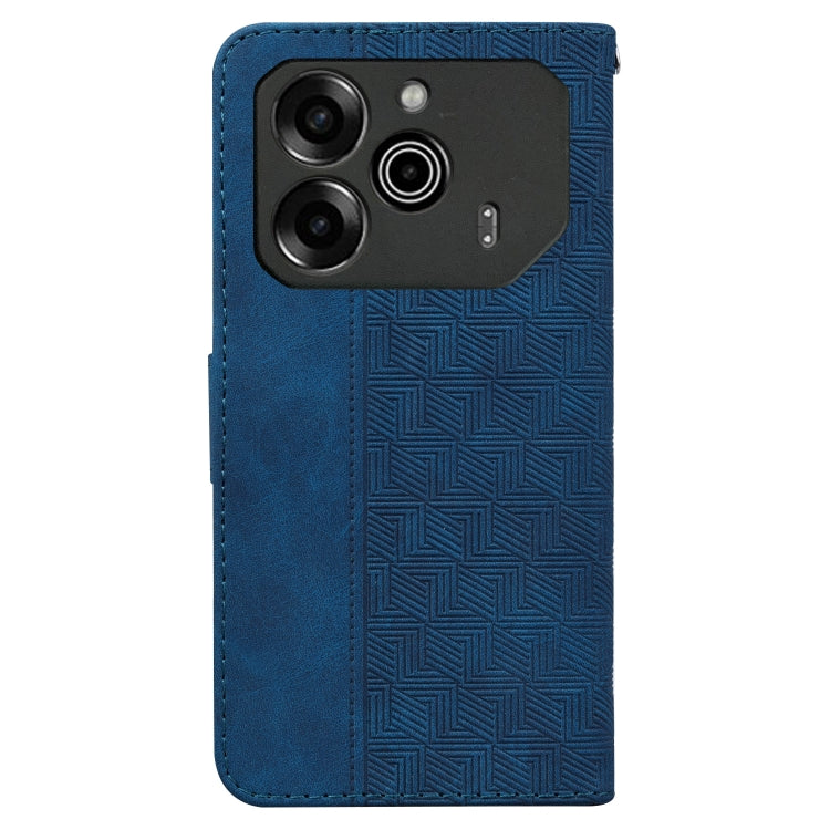 For Tecno Pova 6 Pro / Pova 6 Geometric Embossed Leather Phone Case