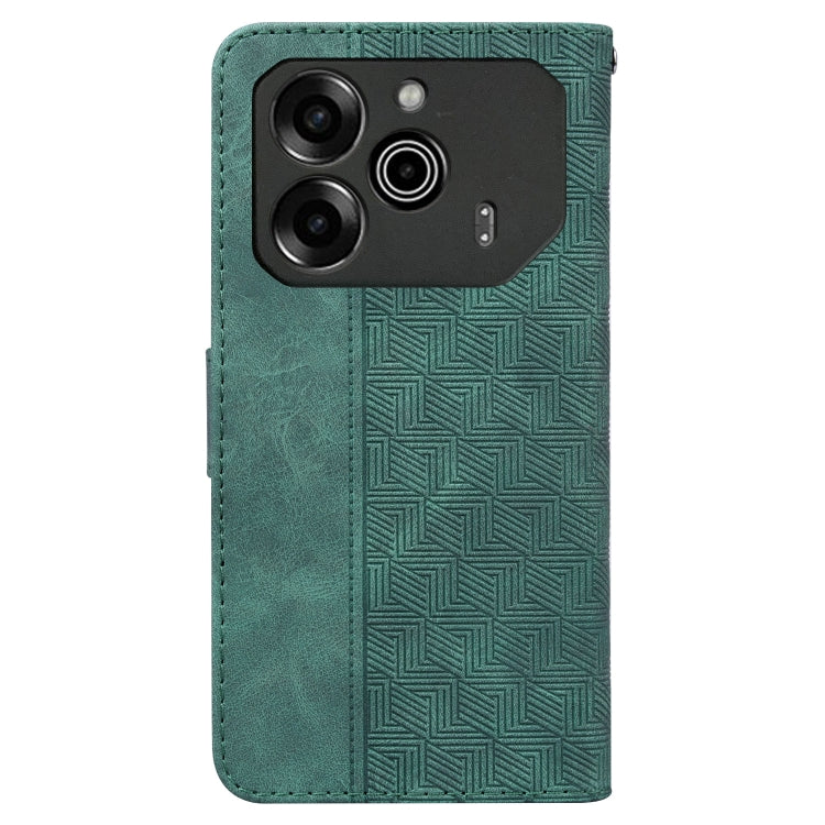 For Tecno Pova 6 Pro / Pova 6 Geometric Embossed Leather Phone Case