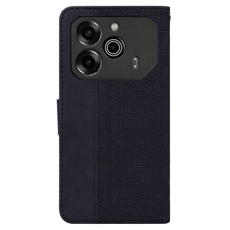 For Tecno Pova 6 Pro / Pova 6 Geometric Embossed Leather Phone Case
