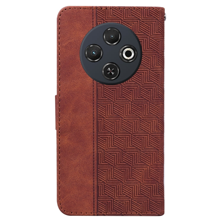 For Tecno Spark 30C Geometric Embossed Leather Phone Case