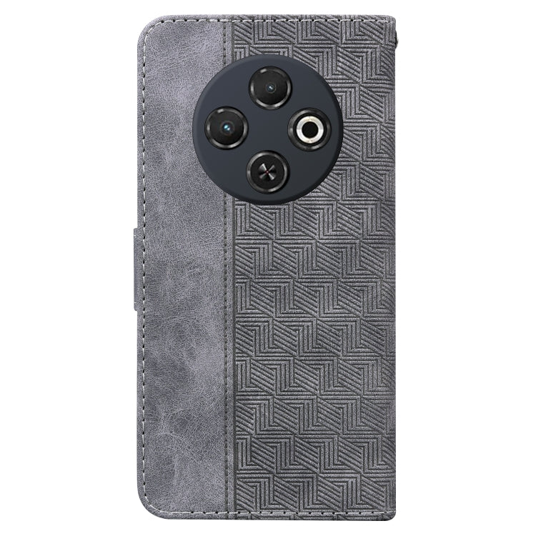 For Tecno Spark 30C Geometric Embossed Leather Phone Case