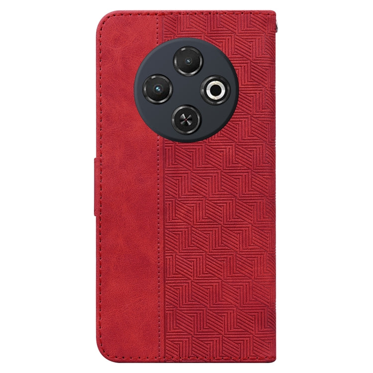 For Tecno Spark 30C Geometric Embossed Leather Phone Case