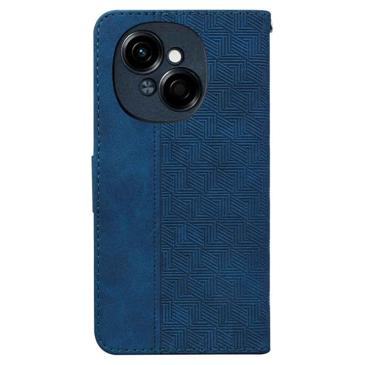 For Tecno Spark Go 1 / Pop 9 Pro Geometric Embossed Leather Phone Case
