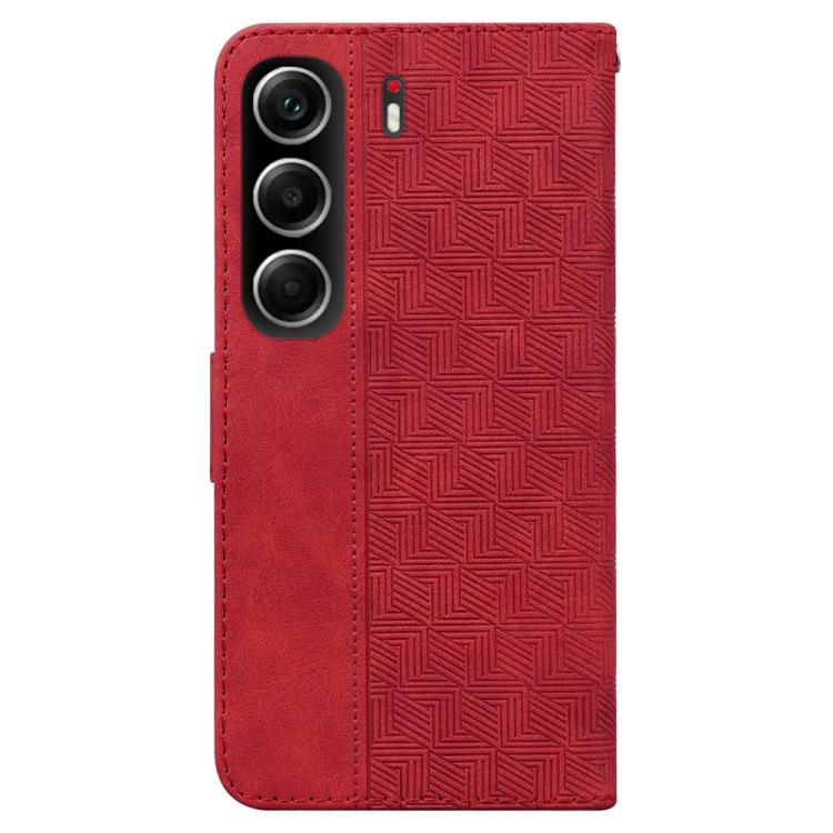 For Tecno Camon 40 Geometric Embossed Leather Phone Case
