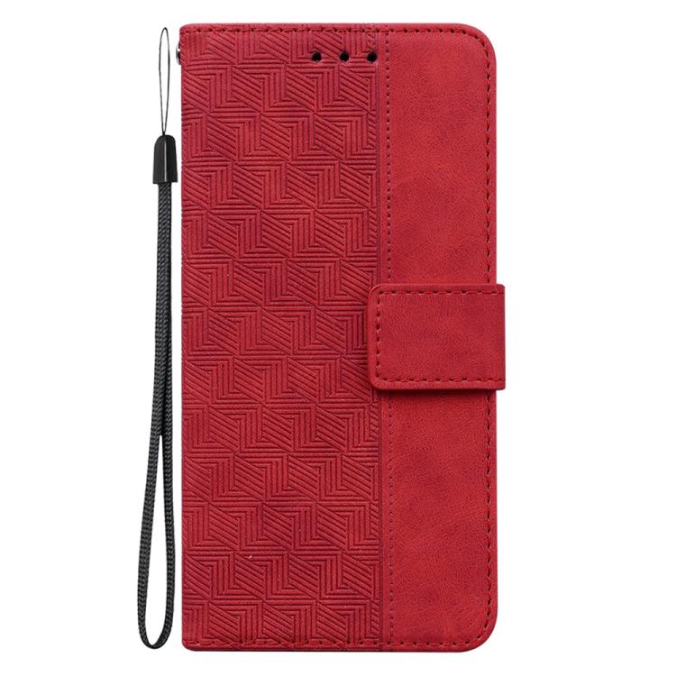 For Tecno Camon 40 Pro 4G Geometric Embossed Leather Phone Case