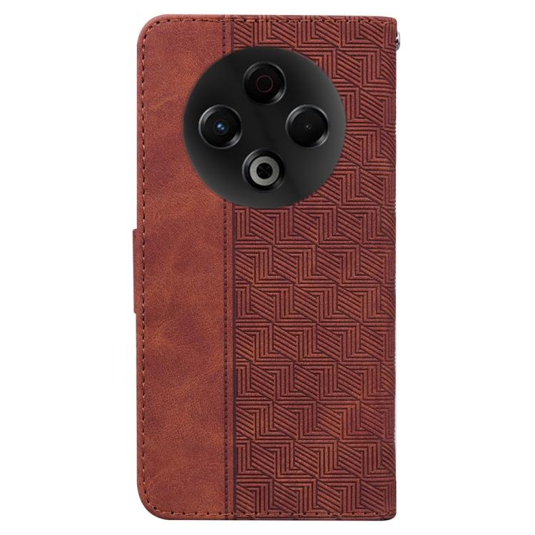 For Tecno Spark 30 4G Geometric Embossed Leather Phone Case