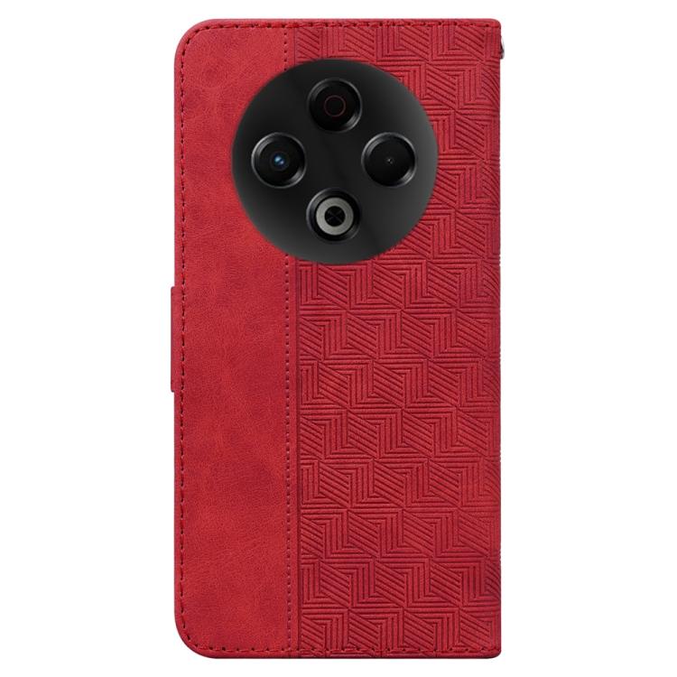 For Tecno Spark 30 4G Geometric Embossed Leather Phone Case
