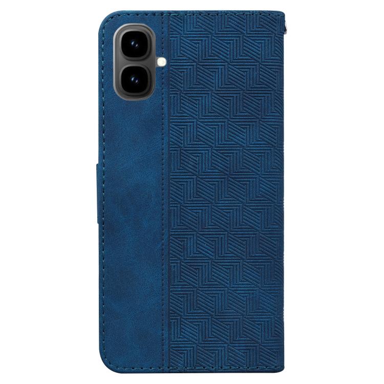 For Tecno Pop 10 / Spark Go 2 4G Geometric Embossed Leather Phone Case