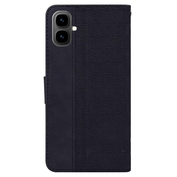 For Tecno Pop 10 / Spark Go 2 4G Geometric Embossed Leather Phone Case