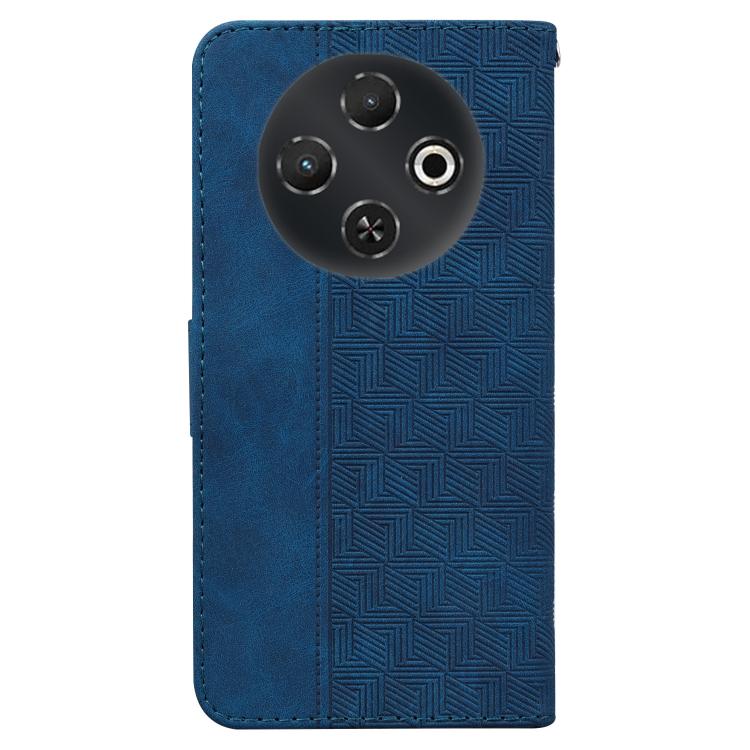 For Tecno Pop 9 5G / Spark 30C 5G Geometric Embossed Leather Phone Case