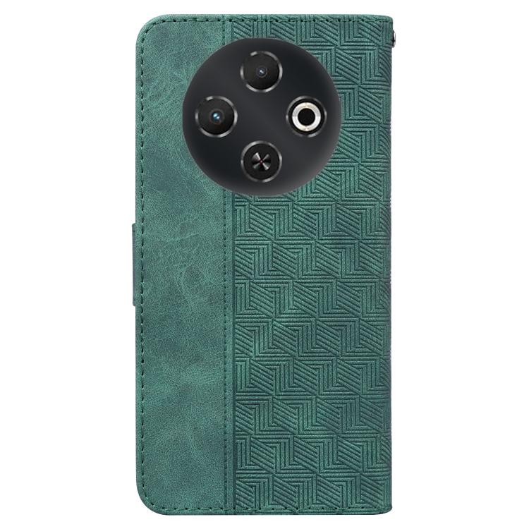 For Tecno Pop 9 5G / Spark 30C 5G Geometric Embossed Leather Phone Case