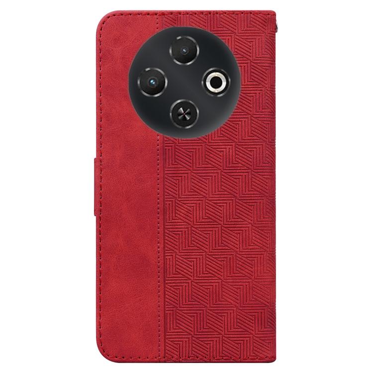 For Tecno Pop 9 5G / Spark 30C 5G Geometric Embossed Leather Phone Case