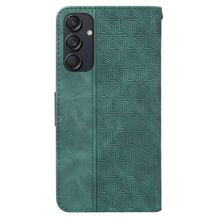 For Samsung Galaxy M55 Geometric Embossed Leather Phone Case