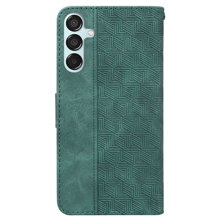 For Samsung Galaxy M15/F15 Geometric Embossed Leather Phone Case