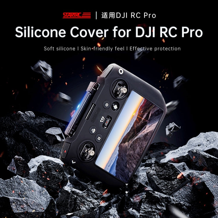 For DJI Mavic 3 /RC Pro with Screen STARTRC Silicone Protective Case(Black)