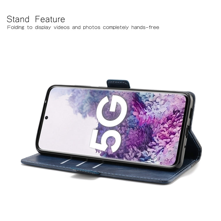 For Samsung Galaxy S20 Ultra Retro Texture Contrast Color Splicing Horizontal Flip TPU + PU Leather Case with Card Slots & Holder & Wallet