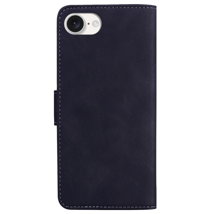 For iPhone 17e / 16e Skin Feel Pure Color Flip Leather Phone Case