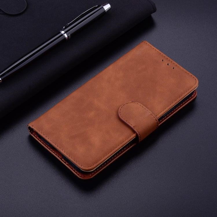 For iPhone 16 Pro Skin Feel Pure Color Flip Leather Phone Case