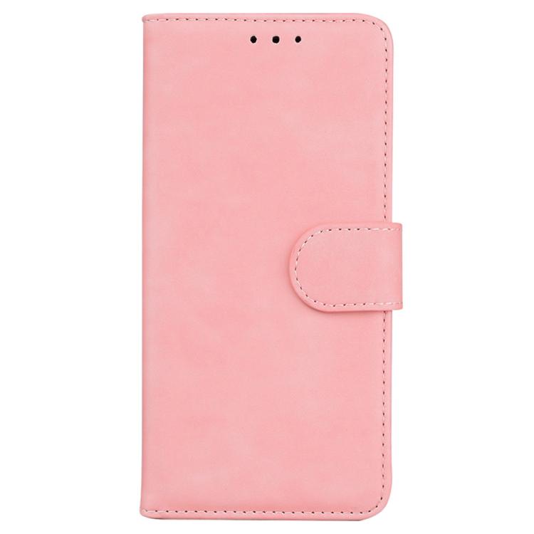 For iPhone 17 Skin Feel Pure Color Flip Leather Phone Case