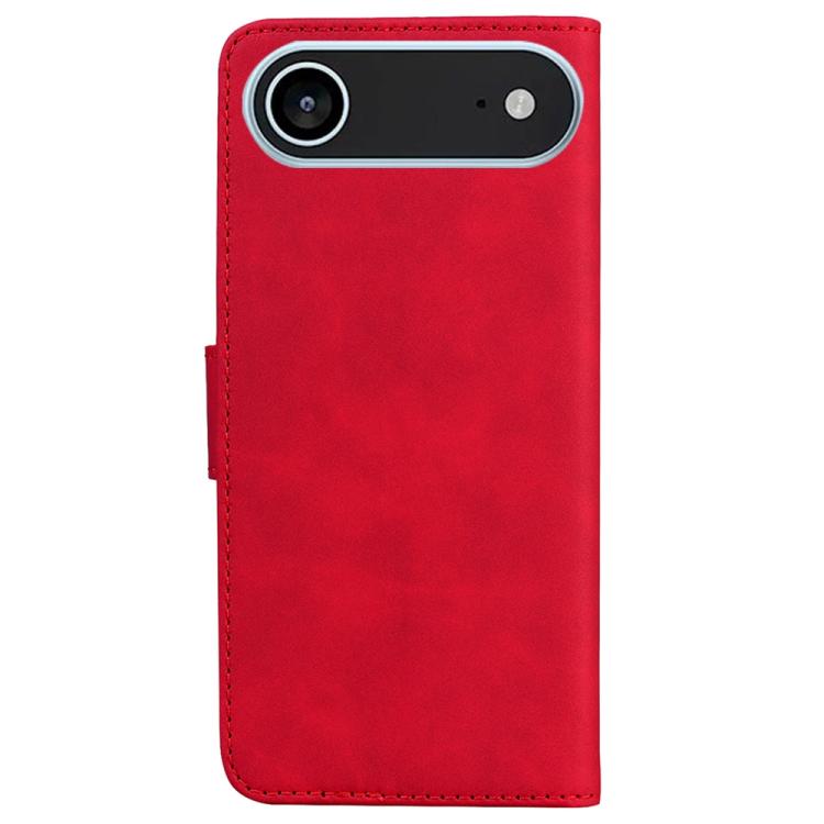 For iPhone Air Skin Feel Pure Color Flip Leather Phone Case
