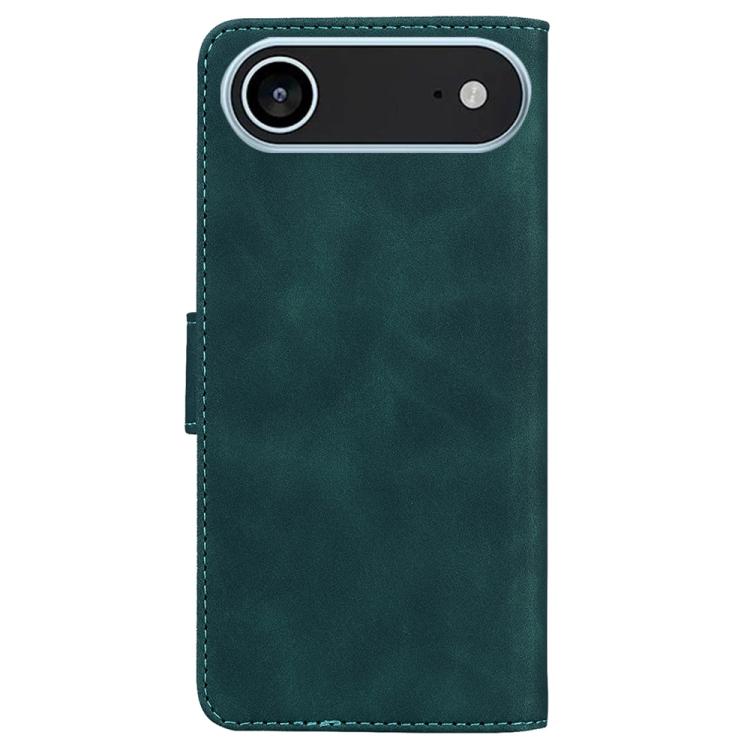 For iPhone Air Skin Feel Pure Color Flip Leather Phone Case
