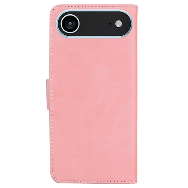 For iPhone Air Skin Feel Pure Color Flip Leather Phone Case
