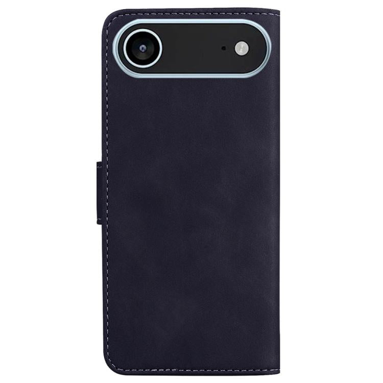 For iPhone Air Skin Feel Pure Color Flip Leather Phone Case