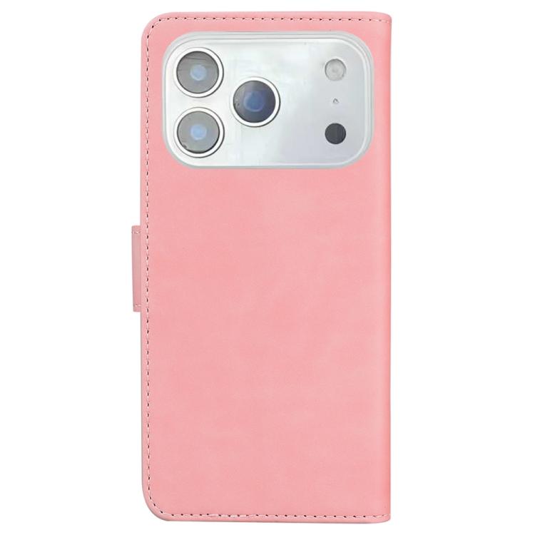 For iPhone 17 Pro Skin Feel Pure Color Flip Leather Phone Case