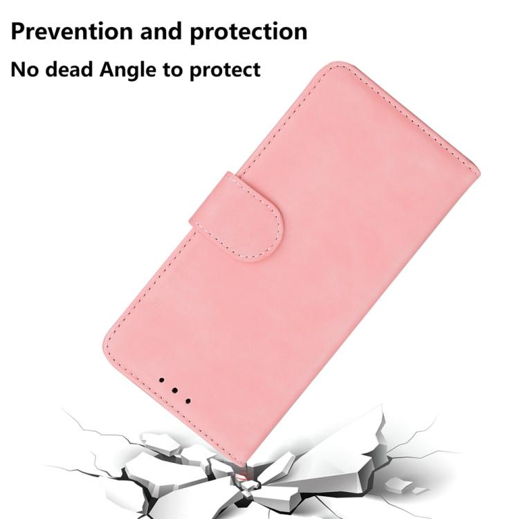 For iPhone 17 Pro Skin Feel Pure Color Flip Leather Phone Case